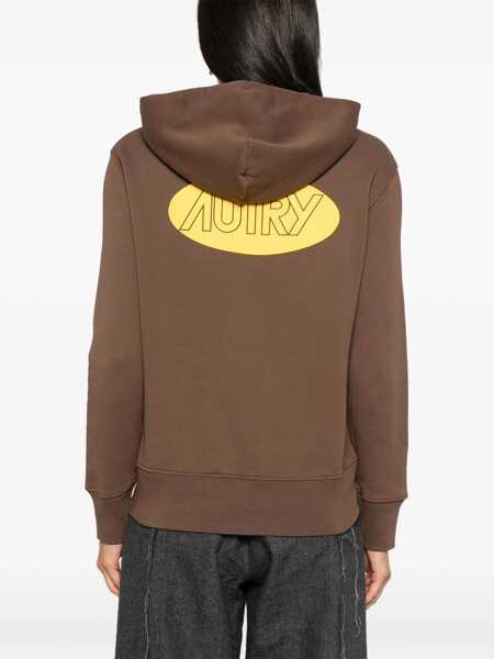 Bluze de trening AUTRY Sweatshirt With Logo BROWN Femei (BM 15750956) 4