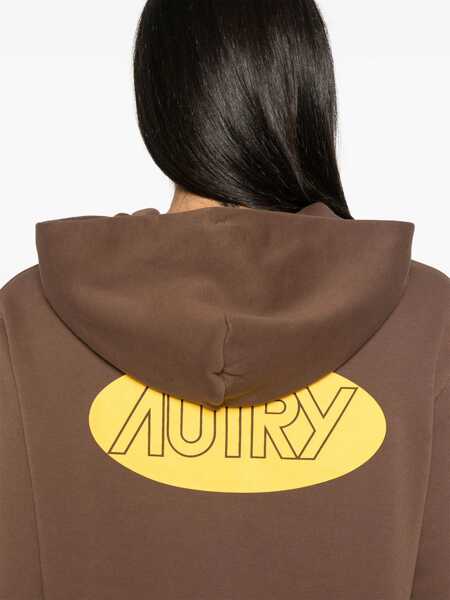 Bluze de trening AUTRY Sweatshirt With Logo BROWN Femei (BM 15750956) 5