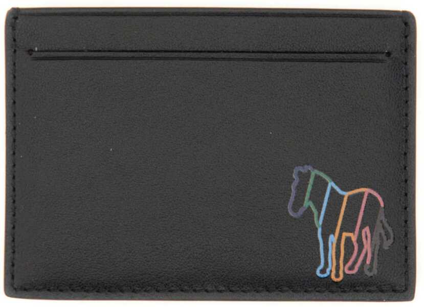 Portofele Paul Smith Leather Card Holder BLACK Barbati (BM 15751043) 1