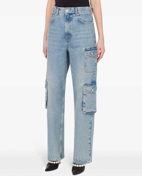 Blugi evazati MOSCHINO JEANS Cargo Pants DENIM Femei (BM 15751241) 2