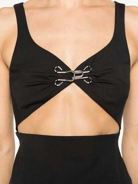 Rochii casual MOSCHINO JEANS Slim Fit Dress BLACK Femei (BM 15751247) 5