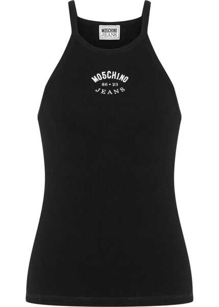 Bluze MOSCHINO JEANS Tank Top With Logo BLACK Femei (BM 15751463) 1