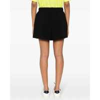 Pantaloni scurti Dama - Pantaloni scurti ROTATE Birger Christensen High Waisted Shorts BLACK Femei (BM 15751685) - B-mall.ro