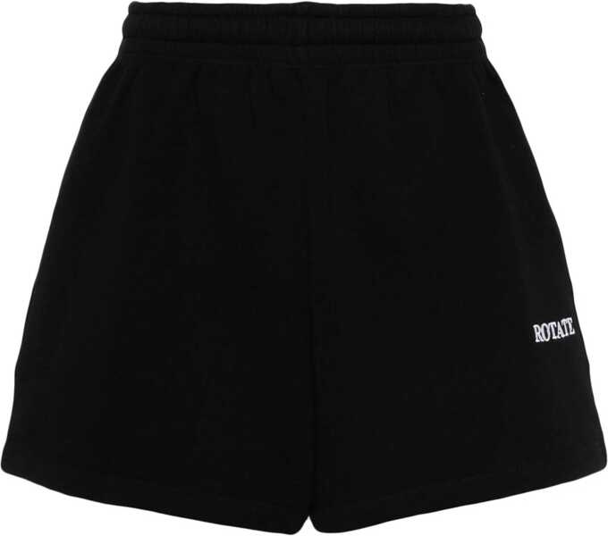 Pantaloni scurti ROTATE Birger Christensen High Waisted Shorts BLACK Femei (BM 15751685) 1