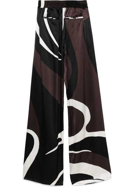 Pantaloni casual KITON Pants With Print BROWN Femei (BM 15752063) 2