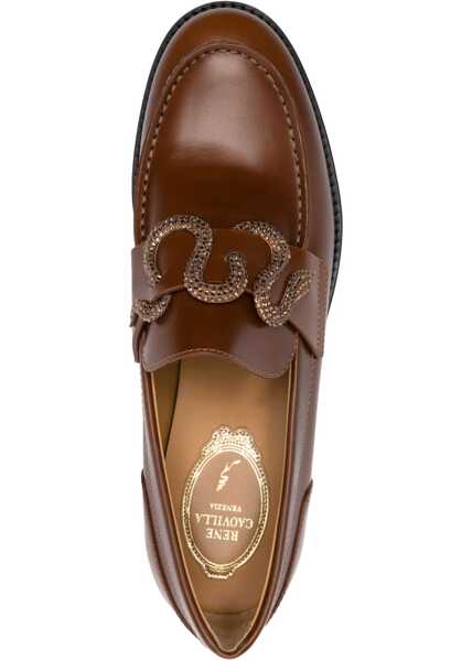 Mocasini Rene Caovilla Leather Loafer BUFF Femei (BM 15752102) 4