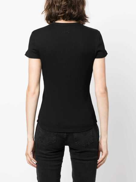 Tricouri Isabel Marant Cotton T-Shirt BLACK Femei (BM 15752150) 4