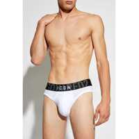 Chiloti pentru Barbati - Chiloti DSQUARED2 Briefs With Logo WHITE Barbati (BM 15752258) - B-mall.ro