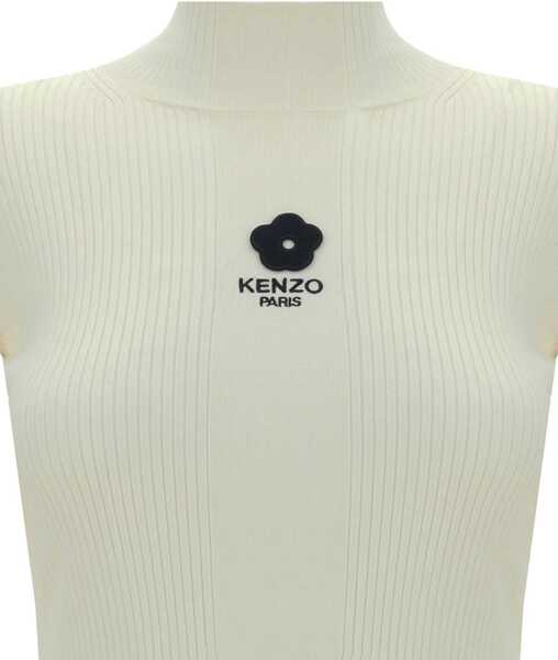 Pulovere casual Kenzo Jersey With Logo WHITE Femei (BM 15752288) 2