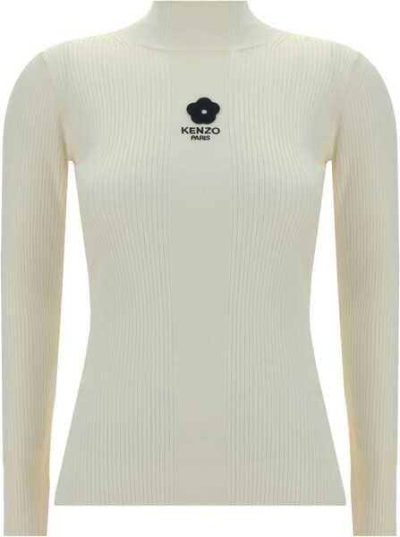 Pulovere casual Kenzo Jersey With Logo WHITE Femei (BM 15752288) 1