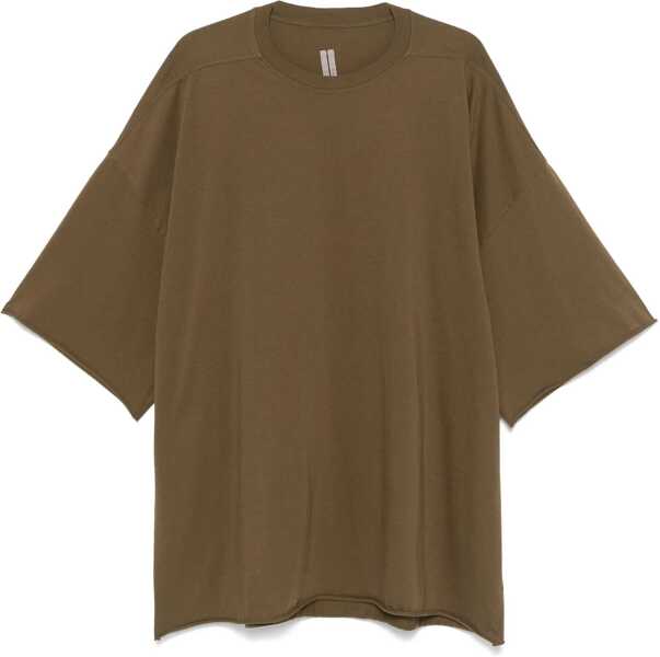 Tricouri Rick Owens Cotton Jersey T-Shirt BROWN Barbati (BM 15752372) 1