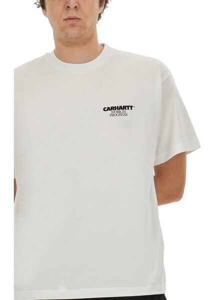 Tricouri Carhartt T-Shirt With Logo WHITE Barbati (BM 15752429) 4