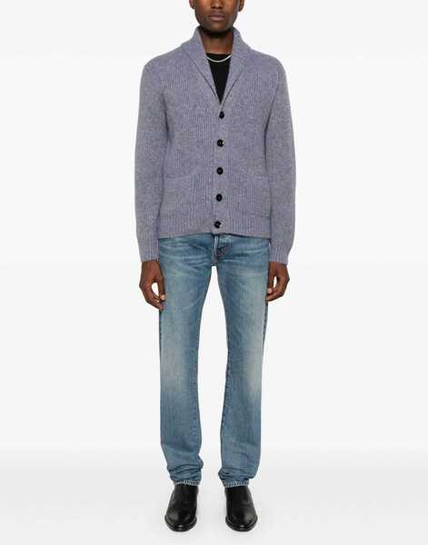 Cardigane Tom Ford Cashmere And Silk Cardigan GREY Barbati (BM 15752528) 2