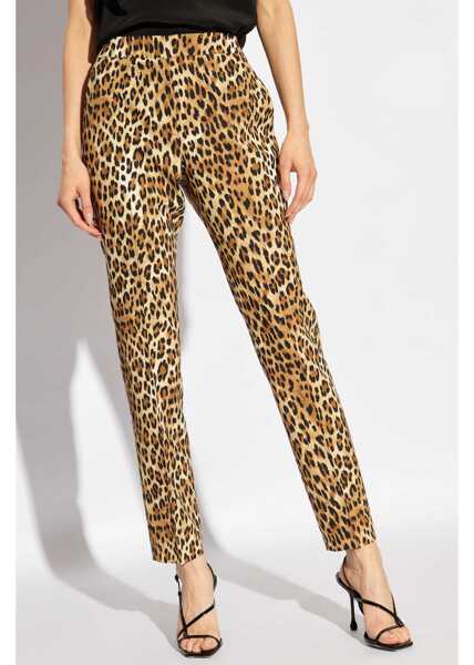 Pantaloni casual Moschino Pants With Animal Pattern ANIMALIER Femei (BM 15752576) 3