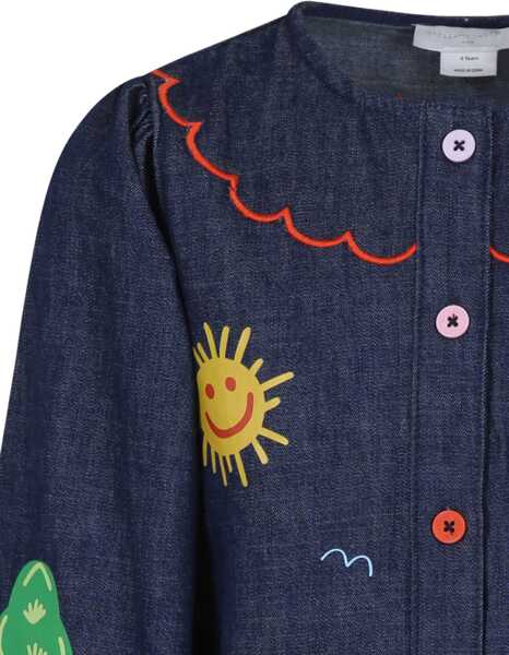 Rochii casual Stella McCartney Woven Dress BLUE Fete (BM 15752624) 3