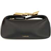 Genti mini Haute Séquence Leather Clutch Bag Femei