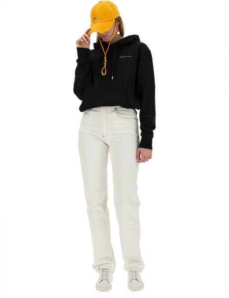 Hanorace JACQUEMUS Sweatshirt With Logo BLACK Femei (BM 15752888) 2