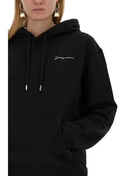 Hanorace JACQUEMUS Sweatshirt With Logo BLACK Femei (BM 15752888) 3