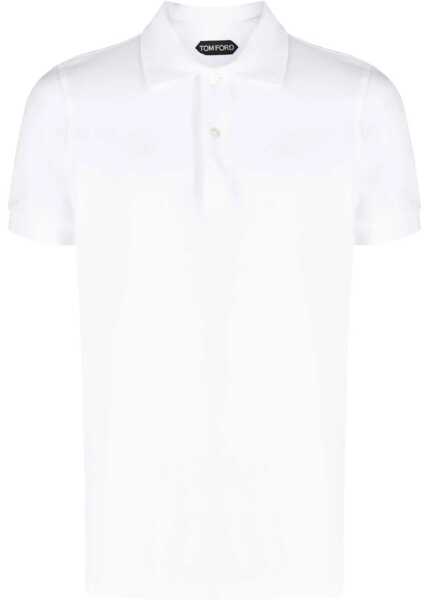 Tricouri Polo Tom Ford Tennis Polo. WHITE Barbati (BM 15753008) 1