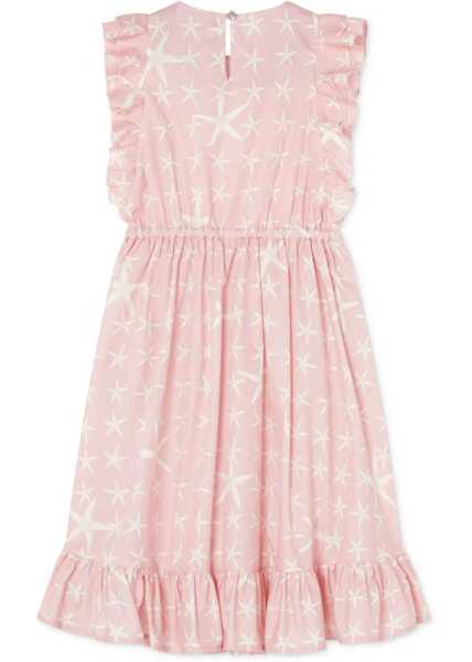 Rochii casual Versace Dress Starfish Kids Poplin PINK Fete (BM 15753248) 2