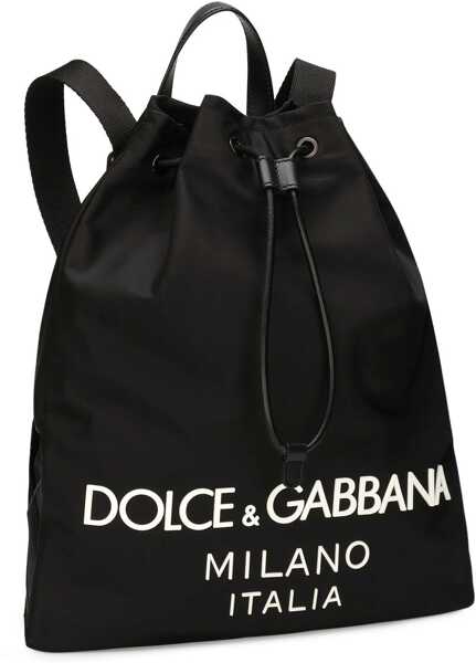 Rucsacuri Dolce & Gabbana Nylon Backpack BLACK Barbati (BM 15753251) 4