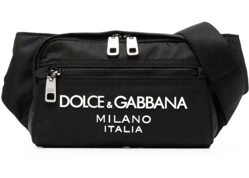 Genti de mana Dolce & Gabbana Small Fabric Pouch BLACK Barbati (BM 15753350) 1