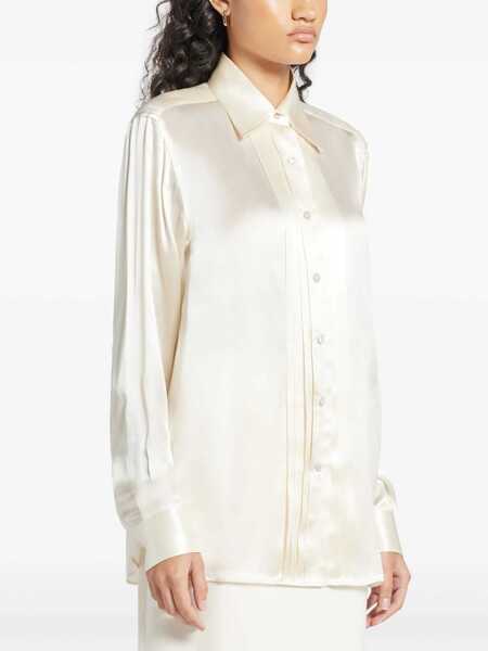 Camasi office Tom Ford Silk Shirt IVORY Femei (BM 15753437) 3