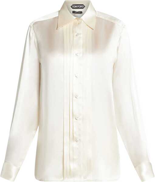 Camasi office Tom Ford Silk Shirt IVORY Femei (BM 15753437) 1
