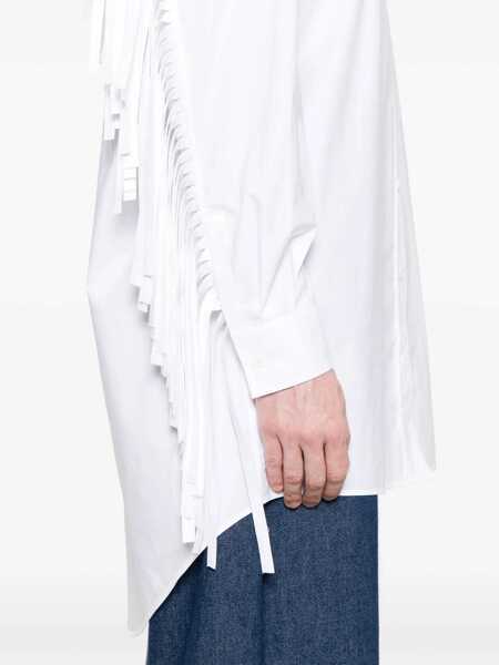 Camasi casual Moschino Poplin Shirt WHITE Femei (BM 15753830) 5