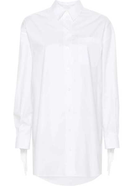 Camasi casual Moschino Poplin Shirt WHITE Femei (BM 15753830) 1