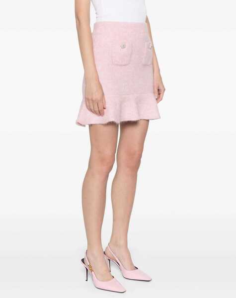 Fuste casual Self-Portrait Knitted Mini Skirt PINK Femei (BM 15753881) 3