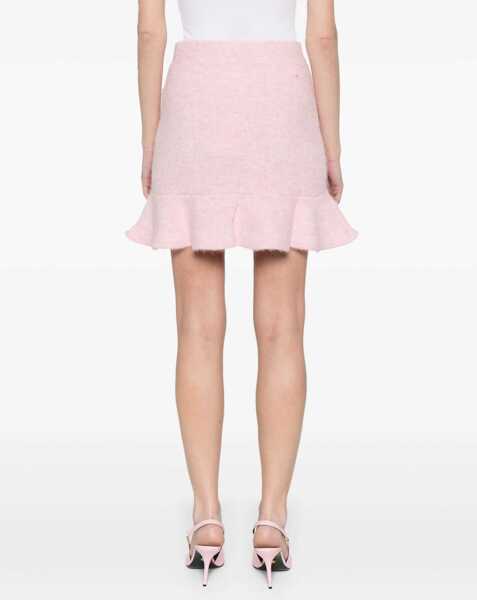 Fuste casual Self-Portrait Knitted Mini Skirt PINK Femei (BM 15753881) 4