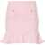 Self-Portrait Knitted Mini Skirt PINK