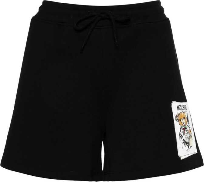 Pantaloni scurti Moschino Sweatshirt Shorts BLACK Femei (BM 15753923) 1