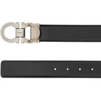 Accesorii Ferragamo pentru Barbati - Curele Ferragamo Leather Belt BLACK Barbati (BM 15754586) - B-mall.ro