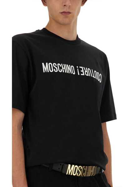Tricouri Moschino T-Shirt With Logo BLACK Barbati (BM 15754775) 4