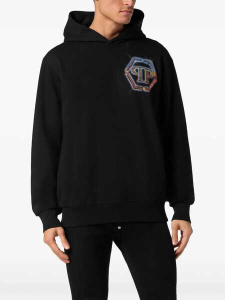 Bluze de trening Philipp Plein Sweatshirt With Logo BLACK Barbati (BM 15754889) 2