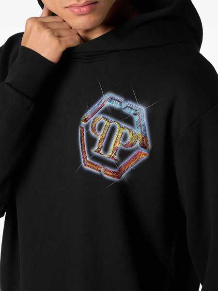 Bluze de trening Philipp Plein Sweatshirt With Logo BLACK Barbati (BM 15754889) 4