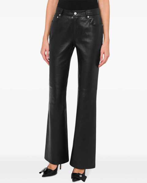 Pantaloni casual MOSCHINO JEANS Flared Pants BLACK Femei (BM 15755120) 2