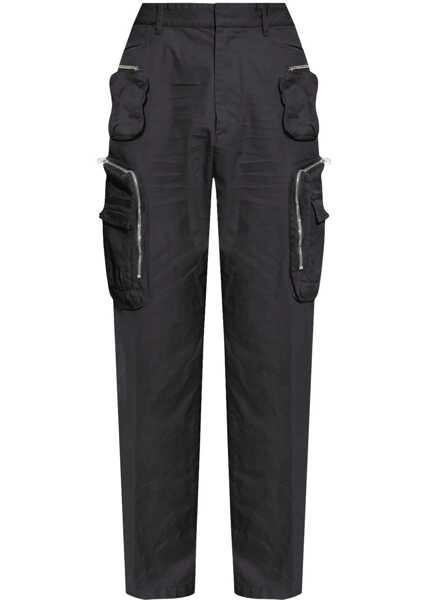Pantaloni casual DSQUARED2 Cotton Pants BLACK Barbati (BM 15755378) 1