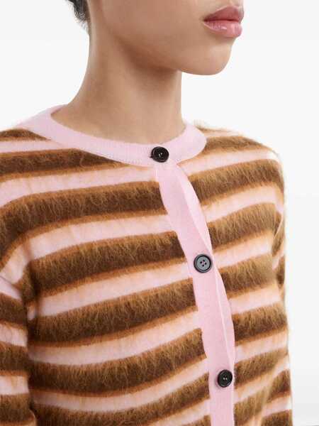 Cardigane Marni Cardigan With Stripe Pattern MULTICOLOUR Femei (BM 15755387) 5