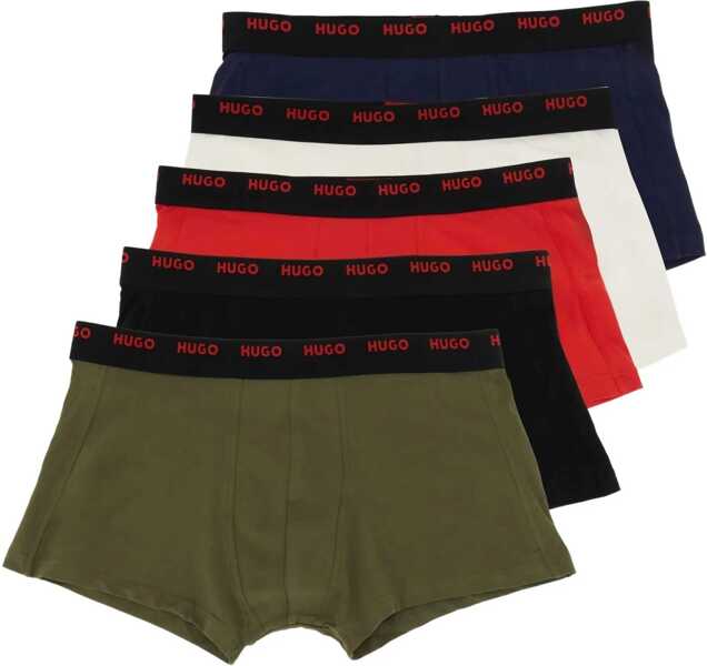Lenjerie intima Hugo Boss Pack Of Five Boxer Shorts MULTICOLOUR Barbati (BM 15755771) 1