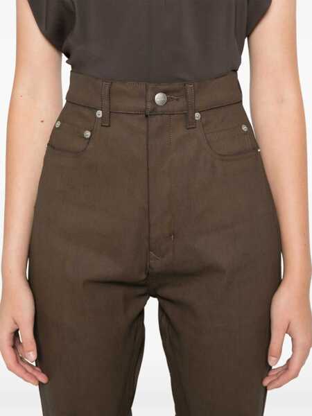 Blugi evazati Rick Owens Denim Pants BROWN Femei (BM 15755975) 5