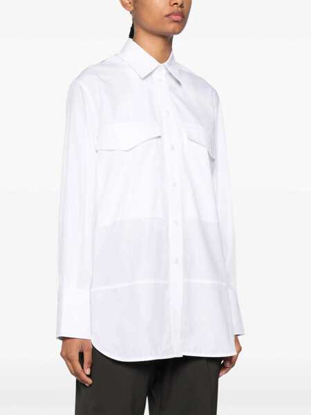 Camasi office Victoria Beckham Oversize Pocket Shirt WHITE Femei (BM 15756338) 3