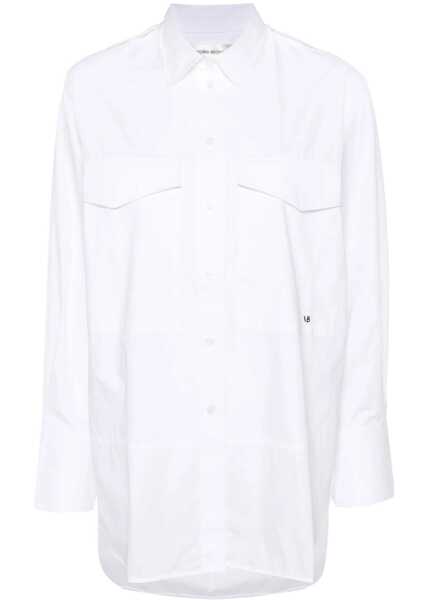 Camasi office Victoria Beckham Oversize Pocket Shirt WHITE Femei (BM 15756338) 1