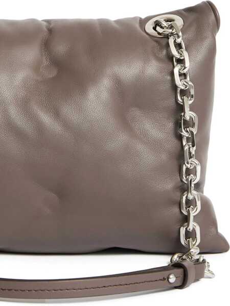 Genti tip postas Maison Margiela Glam Slam Flap Bag Small BROWN Femei (BM 15756458) 4