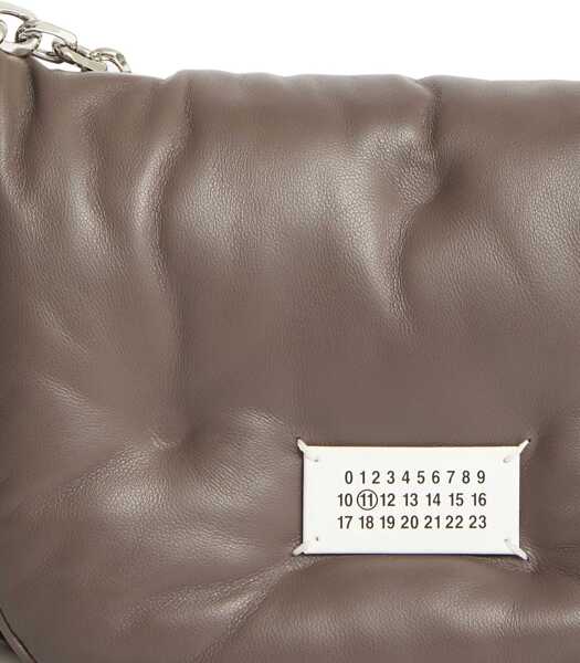 Genti tip postas Maison Margiela Glam Slam Flap Bag Small BROWN Femei (BM 15756458) 5