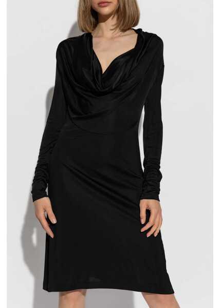 Rochii casual HELMUT LANG Jersey Dress BLACK Femei (BM 15756497) 3