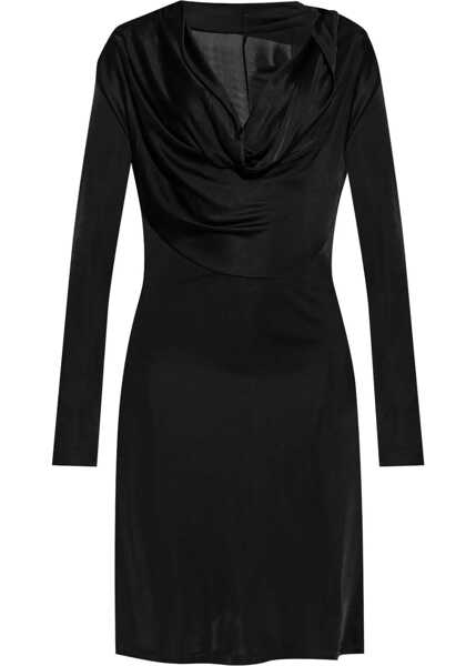 Rochii casual HELMUT LANG Jersey Dress BLACK Femei (BM 15756497) 1
