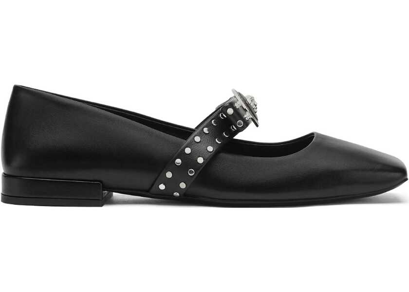 Balerini Versace Ballerina Gianni Ribbon With Studs BLACK Femei (BM 15756557) 1